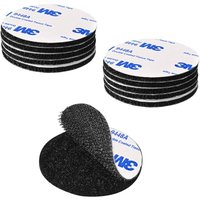 Extra starker doppelseitiger Kratzaufkleber, schwarzes, wiederverwendbares, selbstklebendes Band, rund, 5 cm, leistungsstarker doppelseitiger Extra starker doppelseitiger Kratzaufkleber, schwarzes, wiederverwendbares, selbstklebendes Band, rund, 5 cm, leistungsstarker doppelseitiger von GABRIELLE