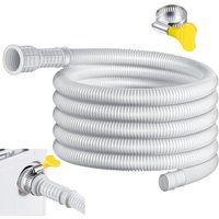 Gabrielle - Flexibler Ablaufschlauch für Klimaanlage und Luftentfeuchter – 4 m mit zuschneidbarer Gummiadapterklemme von GABRIELLE