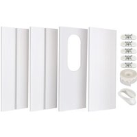 4-teiliges Fensterplatten-Kit für tragbare Klimaanlagen, Fensterschieber-Kit für tragbare Klimaanlagen, Dichtungskit für Schiebefenster für tragbare von GABRIELLE