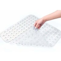 Gabrielle - Dusch-Badematte, 53 x 53 cm, rutschfeste Badewannenmatte, quadratische rutschfeste Duschmatte mit Saugnäpfen, Anti-Rutsch-Matte, Gabrielle - Dusch-Badematte, 53 x 53 cm, rutschfeste Badewannenmatte, quadratische rutschfeste Duschmatte mit Saugnäpfen, Anti-Rutsch-Matte, von GABRIELLE