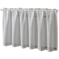 Fenstervorhang – für kleine Fenster in der Küche, halbtransparent, 100 x 60 cm, Weiß, 1 Stück Fenstervorhang – für kleine Fenster in der Küche, halbtransparent, 100 x 60 cm, Weiß, 1 Stück von GABRIELLE
