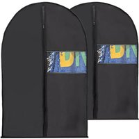Gabrielle - Kleiderhüllen 60 x 100 cm 2er-Pack, wasserdichte staubdichte Kleiderhülle mit Reißverschluss, Kleiderhülle zum Aufhängen zur Aufbewahrung Gabrielle - Kleiderhüllen 60 x 100 cm 2er-Pack, wasserdichte staubdichte Kleiderhülle mit Reißverschluss, Kleiderhülle zum Aufhängen zur Aufbewahrung von GABRIELLE