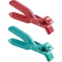 Gabrielle - Stück Heißluftfritteusenzangen, Silikon-Küchenzangen, Heißluftfritteusen-Utensilien, Multifunktionszange, Verbrühschutz-Clip, geeignet von GABRIELLE