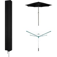 Gabrielle - Wasserdichte Regenschirm-Trockner-Abdeckung, 160 x 15 x 15 cm, 210d Oxford-Trockner-Abdeckung, uv- und winterbeständig, mit von GABRIELLE