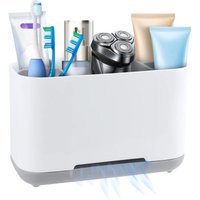 Gabrielle - Zahnbürstenhalter, Halter für elektrische Zahnbürsten, Abnehmbarer Zahnbürstenhalter, Zahnpastahalter, mit Abflussloch, von GABRIELLE