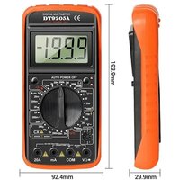 Gabrielle - Handheld Digital Multimeter lcd Display True rms ac dc Strom Voltmeter Transistor Tester Ohm Kondensator Diode Gabrielle - Handheld Digital Multimeter lcd Display True rms ac dc Strom Voltmeter Transistor Tester Ohm Kondensator Diode von GABRIELLE