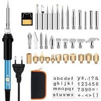 Holzbrennset mit Lötkolben, 37-teilig, 60 w, Hobby-Bastelset für Erwachsene, Graveur für Holzscheite, Kork, Leder, Gravieren, Holzschnitzen, Holzbrennset mit Lötkolben, 37-teilig, 60 w, Hobby-Bastelset für Erwachsene, Graveur für Holzscheite, Kork, Leder, Gravieren, Holzschnitzen, von GABRIELLE