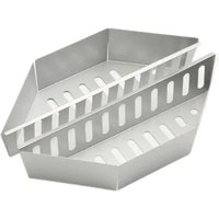 Gabrielle - Holzkohlekorb zum Grillen, Brikettständer, hochtemperaturbeständig, Holzkohlekorb aus Edelstahl, 2er-Pack von GABRIELLE