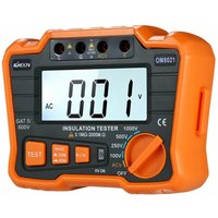 Gabrielle - Isolationswiderstandstester dcv acv Messgerät 1000 v Erdung Megger Megohmmeter MegOhm Voltmeter mit hintergrundbeleuchtetem LCD-Display Gabrielle - Isolationswiderstandstester dcv acv Messgerät 1000 v Erdung Megger Megohmmeter MegOhm Voltmeter mit hintergrundbeleuchtetem LCD-Display von GABRIELLE
