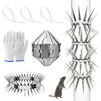 Katzenschutzgurt für Bäume und Dachrinnen, Marderfalle, 100CM Anti-Mardergurt, Marderschutz, Edelstahl Marderschutz, für Rohre, Häuser, Bäume von GABRIELLE