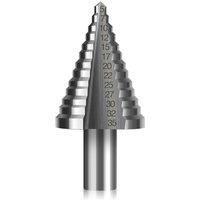 Metallbohrer, Metall-Senker-Stufenbohrer, Doppelschlitz-Kegelsenker (5 mm – 35 mm), perfekt zum Schraubenzieherbohren in Stahl, Holz, Messing, von GABRIELLE