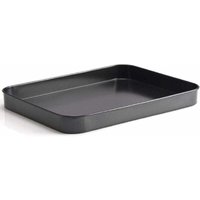 Gabrielle - Mini-Backblech aus Edelstahl – kleine Ofenform – rechteckig – für Gebäck, Backen und Servieren – 24,6 x 18,9 x 1,9 cm von GABRIELLE