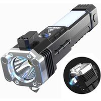 Gabrielle - Multifunktions-Auto-Taschenlampe, Auto-Sicherheitshammer, Handheld-USB-wiederaufladbarer Outdoor-Suchscheinwerfer mit starkem Licht Gabrielle - Multifunktions-Auto-Taschenlampe, Auto-Sicherheitshammer, Handheld-USB-wiederaufladbarer Outdoor-Suchscheinwerfer mit starkem Licht von GABRIELLE
