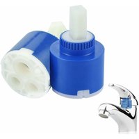 Gabrielle - Parts Keramik-Mischkartusche, 40 mm Mischbatterie-Kartusche, Keramikkartusche für Bad- oder Küchenmischbatterie (blau) von GABRIELLE