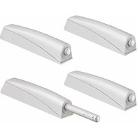 Gabrielle - Push-to-Open-Magnet-Schranktür Jiayi 4 Stück magnetische Push-Open-Verriegelung, Push-to-Open-System, Schubladen-Dämpfer von GABRIELLE