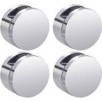 Gabrielle - Robuster Glas-Befestigungsclip, Zubehör für Bastler, Heimwerker, professionelle Designer, 4er-Pack von GABRIELLE