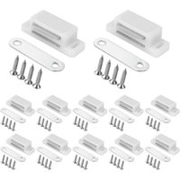 Gabrielle - Schrankmagnete, Schranktürverschluss, 12 Stück, leistungsstarke Schrankmagnete aus Edelstahl für Küche, Bad, Schrank, Kleiderschrank, von GABRIELLE