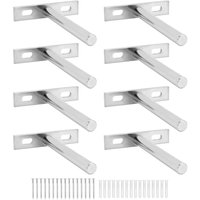 Stück unsichtbare Wandregalhalterungen – 100 mm – schwebende Regalhalterungen aus massivem Eisen Stück unsichtbare Wandregalhalterungen – 100 mm – schwebende Regalhalterungen aus massivem Eisen von GABRIELLE