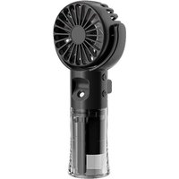 Gabrielle - Tragbarer Nebelventilator, wiederaufladbarer Mini-Handventilator, tragbarer Ventilator mit 4 Geschwindigkeiten, tragbarer USB-Ventilator, von GABRIELLE
