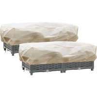 Winter-Pflanzenabdeckung, Balkon-Pflanzenschutz, rechteckige Pflanzen-Frostschutzabdeckung, Winter-Pflanzenabdeckung mit Kordelzug von GABRIELLE