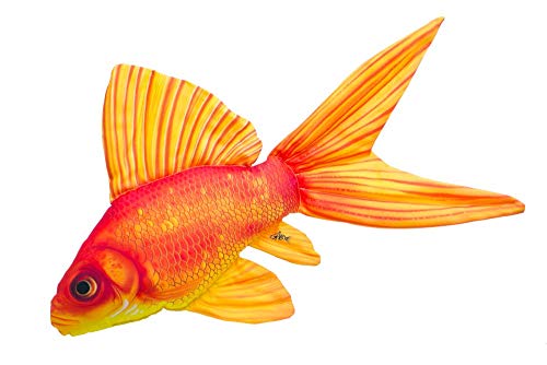 GABY Fish Pillows Goldfisch Kissen, Mehrfarbig, M (1er Pack) von GABY Fish Pillows