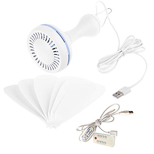 GADAW 6 Blätter Deckenventilator Camping Schlafsaal Zelt USB Betriebener Leiser Hängeventilator Für Outdoor Aktivitäten 4-Gang Ventilator Mit Fernbedienung GADAW 6 Blätter Deckenventilator Camping Schlafsaal Zelt USB Betriebener Leiser Hängeventilator Für Outdoor Aktivitäten 4-Gang Ventilator Mit Fernbedienung von GADAW