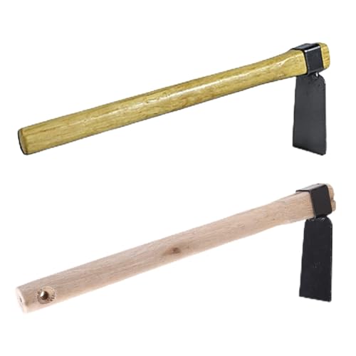 Low Carbon Stahl + Holz Handwerkzeuge Robuste Hackenwerkzeuge Langlebiger Unkrautwerkzeug Garten Hacke Gartenwerkzeuge von GADAW