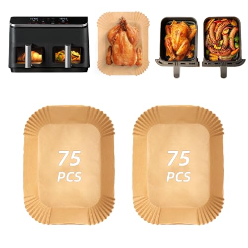 150 Stück Airfryer Backpapier Zubehör für COSORI Heißluftfritteuse 8-in-1 Dual Zone Air Fryer XXL 8,5L COSORI Heißluftfritteuse Zubehör Papier Backpapier für COSORI 8.5L CAF-R903-AEU CAF-R901-AEU 150 Stück Airfryer Backpapier Zubehör für COSORI Heißluftfritteuse 8-in-1 Dual Zone Air Fryer XXL 8,5L COSORI Heißluftfritteuse Zubehör Papier Backpapier für COSORI 8.5L CAF-R903-AEU CAF-R901-AEU von GADITIEK
