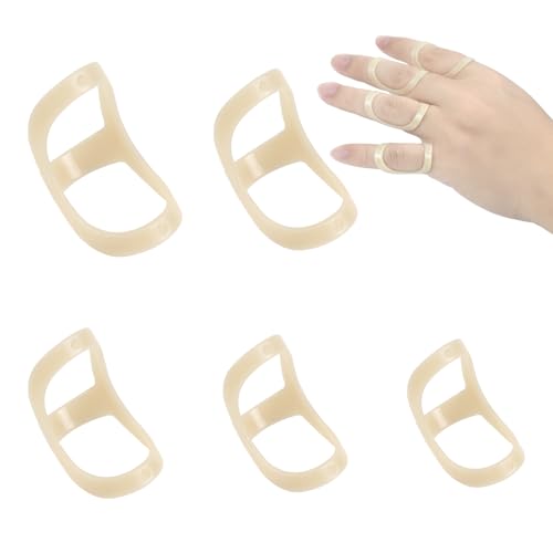 GADITIEK 5 Stück Fingerschiene, Fingerschutz Ovale Fingerschiene Kunststoff wasserdicht Mallet-Finger Splint für Schlegelfinge, Arthritis Finger, Fingergelenkschutz, Mallet-Fingerschiene (6,7,8,9,10) GADITIEK 5 Stück Fingerschiene, Fingerschutz Ovale Fingerschiene Kunststoff wasserdicht Mallet-Finger Splint für Schlegelfinge, Arthritis Finger, Fingergelenkschutz, Mallet-Fingerschiene (6,7,8,9,10) von GADITIEK