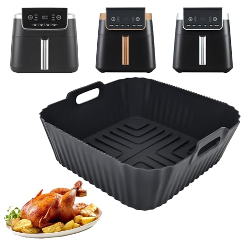 Heißluftfritteuse Zubehör für Ninja Heißluftfritteuse Max Pro 6,2 L AF180EU, Airfryer Silikonformen für perfekte Ergebnisse! Es eignet sich auch für AF181 AF180 AF141AF140 Diese Modelle von GADITIEK