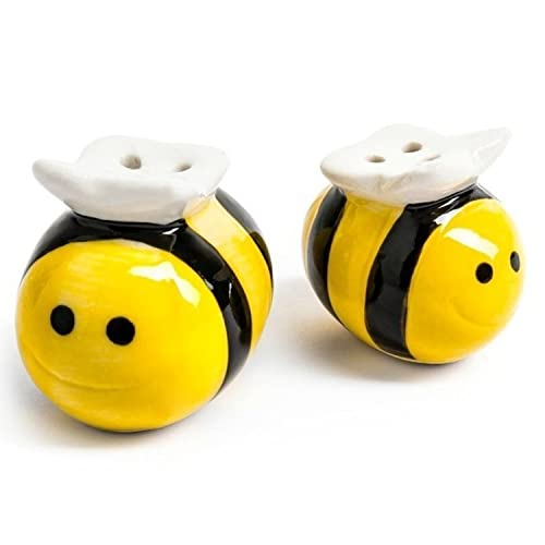Bienen Salz- und Pfefferstreuer Set - Salz und Pfeffer Gewürzstreuer Set Gewürzstreuerset von GADMA