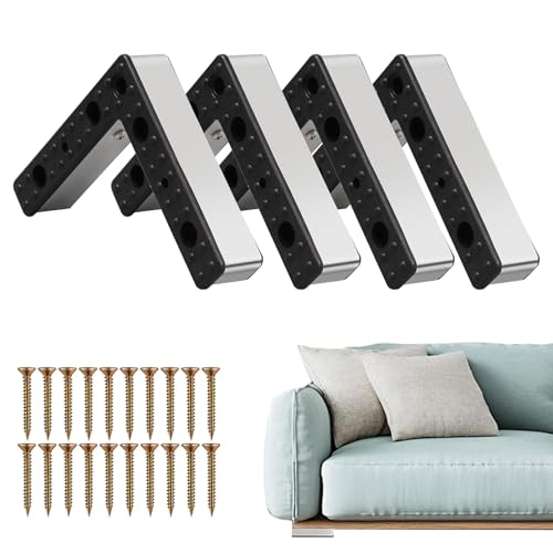 GAESHOW Möbelfüße aus Kunststoff, Ersatz für Sofa, L-förmige Möbelfüße für Sofas, Banken, Stühle GAESHOW Möbelfüße aus Kunststoff, Ersatz für Sofa, L-förmige Möbelfüße für Sofas, Banken, Stühle von GAESHOW