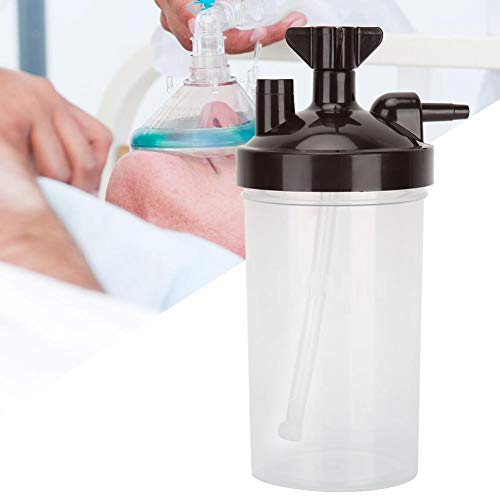 GAESHOW Sauerstoff Bubbler Flasche, Sauerstoffkonzentrator Flasche, Wasserflasche Luftbefeuchter für Sauerstoffkonzentrator Befeuchtungsbecher Zubehör, Sauerstoffgenerator Luftbefeuchterflaschen von GAESHOW