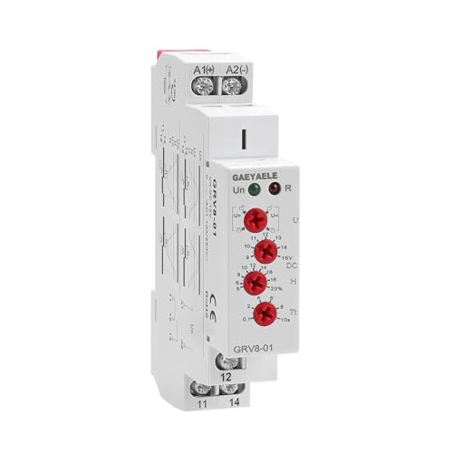 GEYA GRV8-01 Einphasiges Spannungsrelais für Über- oder Unterspannungsschutz mit LED-Display GRV8-01 D12 GEYA GRV8-01 Einphasiges Spannungsrelais für Über- oder Unterspannungsschutz mit LED-Display GRV8-01 D12 von GAEYAELE