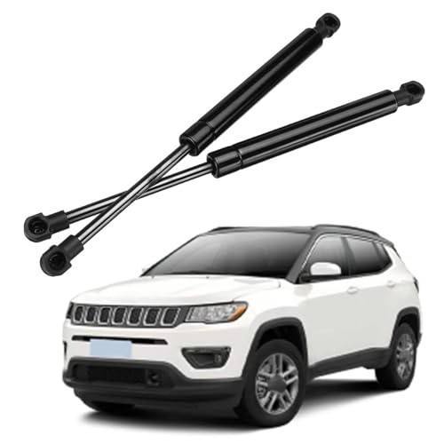 GAFENO 2 x Auto Gasfeder Gasdruckfeder Gasdämpfer Heckklappendämpfer für Jeep Compass 2007-2016, Kofferraum-Gasfeder Heckklappe Gasdruckdämpfer Stoßdämpfer Stützstange Dämpfer Hubstützen Zubehör von GAFENO