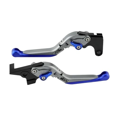 GAFITSEP 2024 Klappkupplungsbremshebel Forr 500DS 500R Valico 525 DS525X 525DSX 650DS Motorrad Einstellbarer Ausziehbarer Bremsgriff Motorradbremse(Titanium blue) von GAFITSEP