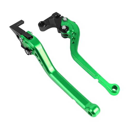 GAFITSEP Compatible With FZ6 FZ 6 FAZER 2004-2010 XJ6 FZ6R 2009-2020 FZ8 2011-2015 Kurze Und Lange BremskupplungshebelMotorrad Griffe Hebel Motorradbremse(Long green) von GAFITSEP