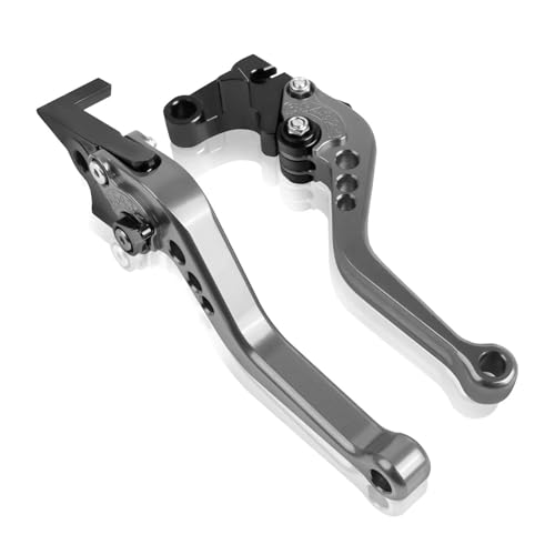 GAFITSEP Compatible With FZ6 FZ 6 FAZER 2004-2010 XJ6 FZ6R 2009-2020 FZ8 2011-2015 Kurze Und Lange BremskupplungshebelMotorrad Griffe Hebel Motorradbremse(Short titanium) von GAFITSEP