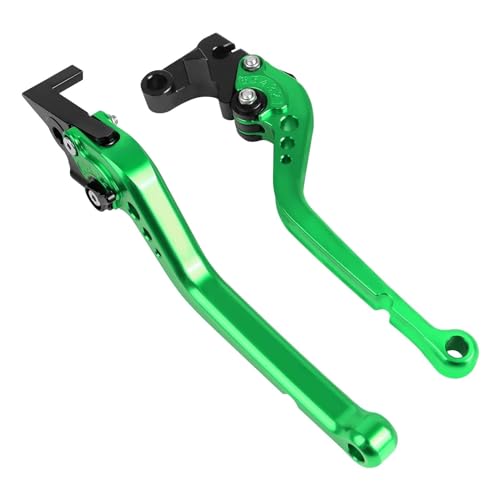 GAFITSEP Compatible With FZ6 FZ 6 FAZER 2004-2010 XJ6 FZ6R 2009-2020 Kurze Und Lange Bremskupplungshebel Motorrad CNC-Griffhebel Motorradbremse(Long green) von GAFITSEP