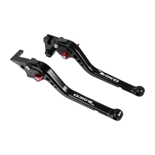 GAFITSEP Compatible With G310R G310 RG 310 R 2017-2023 Motorradzubehör Lenker verstellbare Klappbare Ausziehbare Bremskupplungshebel Motorradbremse(Black2) von GAFITSEP