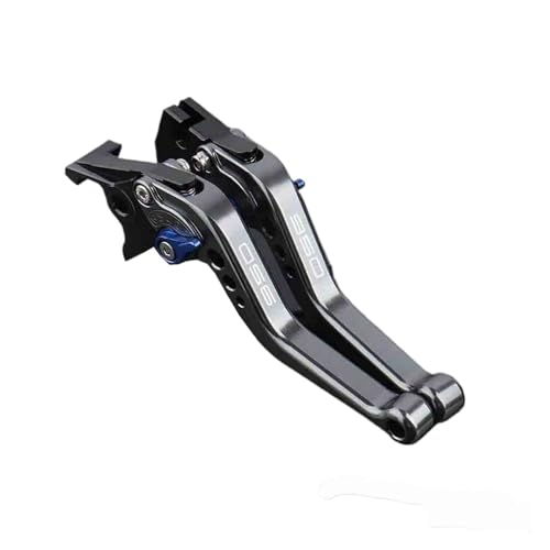 GAFITSEP Compatible With GSX S950 GXS-S950 GSXS 950 2021 Motorräder CNC Einstellbare Bremskupplungshebel Lenker Motorradbremse(Titanium blue) von GAFITSEP