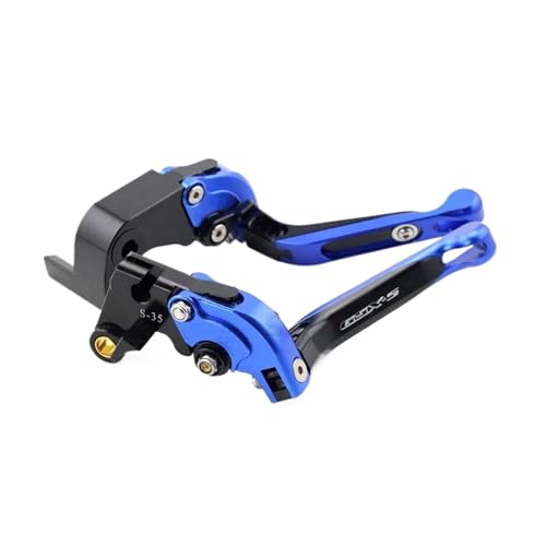GAFITSEP Compatible With GSXS 750 950 1000 F Verstellbarer, Faltbarer Motorrad-Pivot-Bremskupplungshebelgriff GSX GSXS1000 GSXS750 Motorradbremse(750 950 Blue) von GAFITSEP
