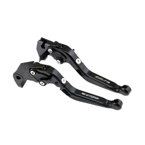 GAFITSEP Compatible With GSXS 750 950 1000 F Verstellbarer, Faltbarer Motorrad-Pivot-Bremskupplungshebelgriff GSX GSXS1000 GSXS750 Motorradbremse(Black-1000 2022-2024) von GAFITSEP