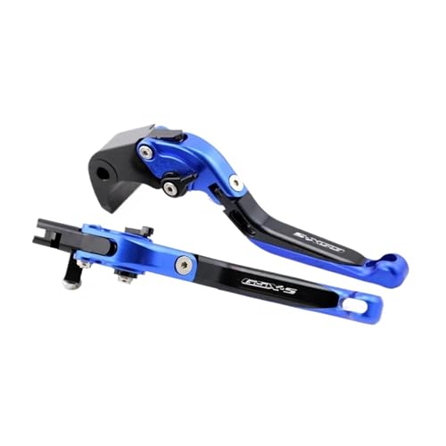 GAFITSEP Compatible With GSXS 750 950 1000 F Verstellbarer, Faltbarer Motorrad-Pivot-Bremskupplungshebelgriff GSX GSXS1000 GSXS750 Motorradbremse(Blue-1000 2022-2024) von GAFITSEP