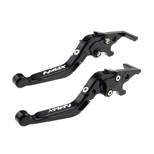 GAFITSEP Compatible With NMAX 155 NMAX155 NMAX 125 NMAX 150 N-MAX 125 155 15-23 Rollerzubehör Klappbare Ausziehbare Bremshebel Links Rechts Motorradbremse(BLACK1) von GAFITSEP