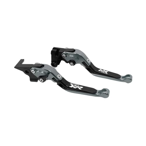 GAFITSEP Compatible With S1000XR S 1000XR S1000 XR S 1000 XR 2020 2021 2022 2023 Klappbare Ausziehbare Bremskupplungshebel Motorradzubehör(GRAY2) von GAFITSEP