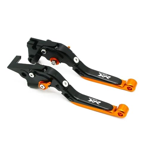 GAFITSEP Compatible With S1000XR S 1000XR S1000 XR S 1000 XR 2020 2021 2022 2023 Klappbare Ausziehbare Bremskupplungshebel Motorradzubehör(ORANGE) von GAFITSEP
