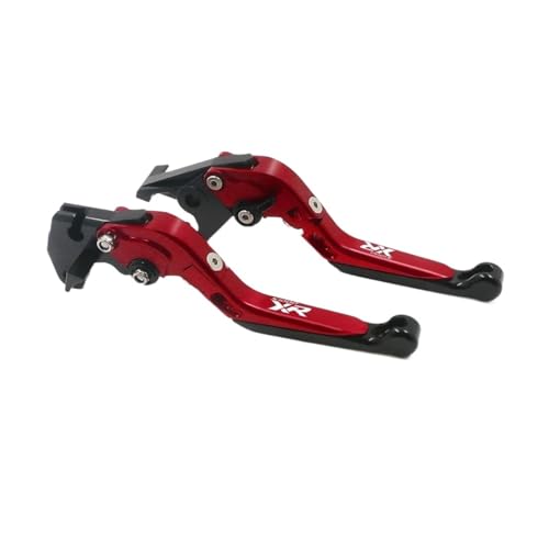 GAFITSEP Compatible With S1000XR S 1000XR S1000 XR S 1000 XR 2020 2021 2022 2023 Klappbare Ausziehbare Bremskupplungshebel Motorradzubehör(RED2) von GAFITSEP