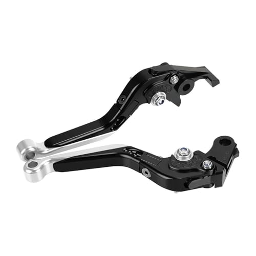 GAFITSEP Compatible With V-MAX VMAX 1200 1985-2007 Klapp Handbremse Bremse Kupplung Hebel Griff Hebel 1999-2006 Motorradbremse(Silver3) von GAFITSEP