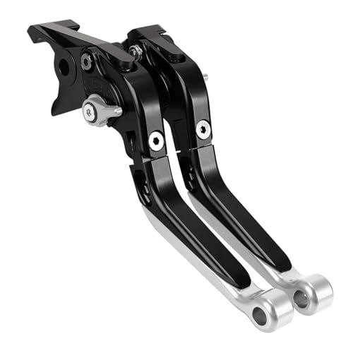 GAFITSEP Compatible With YBR250 2005 2006 2007 2008 2009 2010 2011 2012 2013 2014 Motorrad Handbremse Einstellbare Bremse Kupplung Hebel YBR 250(BLACK2) von GAFITSEP